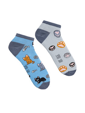 Spox Sox Spox Sox Skarpety stopki unisex Stopki Koty Kolorowy