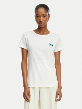 BOSS BOSS Tricou C_Elove_4 50559077 Alb Slim Fit