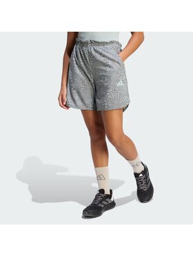 adidas adidas Szorty materiałowe 158914 Zielony Loose Fit