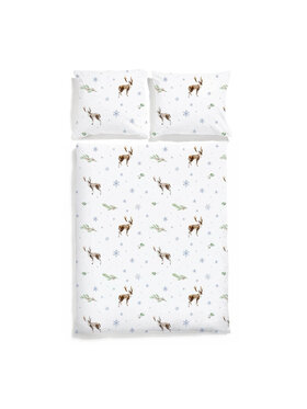 White pocket White pocket Komplet pościeli Pościel świateczna Biały