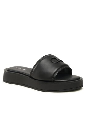 Calvin Klein Calvin Klein Pantoletten Dress Flatform W/Hw HW0HW01487 Schwarz