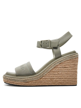 Calvin Klein Espadrile Wedge Sandal 70 He HW0HW02050 Siva