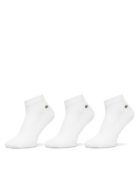Lacoste Lacoste Set od 3 para unisex visokih čarapa RA2917 Bijela