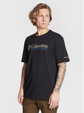 Columbia Columbia Tričko Csc BAsic Logo 1680053 Čierna Regular Fit