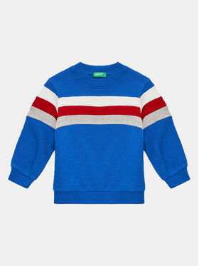 United Colors Of Benetton United Colors Of Benetton Mikina 3J68G10AQ Modrá Regular Fit