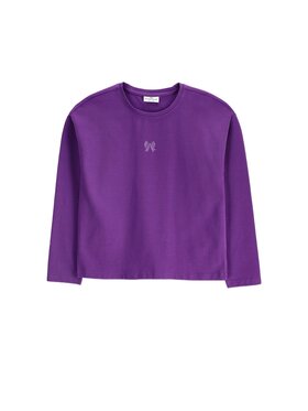 Coccodrillo Coccodrillo Longsleeve ZC6143107VGA-016 Fioletowy Regular Fit