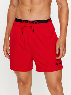 Hugo Hugo Plaukimo šortai Flex 50496287 Raudona Regular Fit