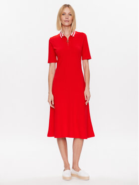 Tommy Hilfiger Tommy Hilfiger Kasdieninė suknelė WW0WW37841 Raudona Regular Fit
