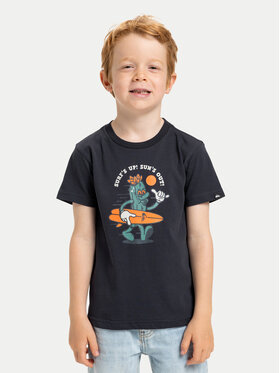 Quiksilver Quiksilver T-shirt Ev Gone Surfing EQKZT03569 Crna Regular Fit