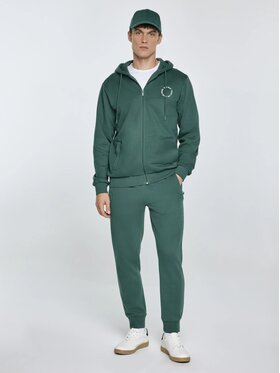 BIG STAR BIG STAR Spodnie dresowe KERSYN_304_350 Zielony Basic Fit
