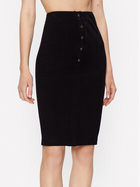 Guess Guess Pouzdrová sukně W3YD76 K8RT2 Černá Slim Fit