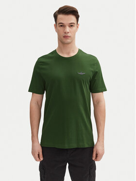 Aeronautica Militare Aeronautica Militare Tricou 251TS2376J592 Verde Regular Fit