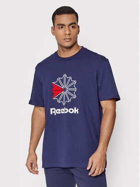 Reebok Reebok T-Shirt HD4017 Dunkelblau Relaxed Fit