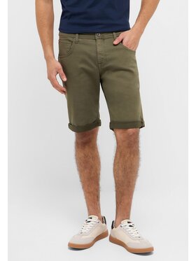 Mustang Mustang Pantaloncini di tessuto Style Chicago Shorts Z Verde Slim Fit