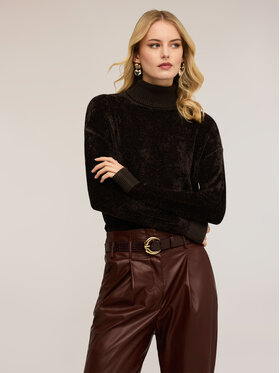 Motivi Motivi Sweter M191E002213N022 Brązowy Regular Fit