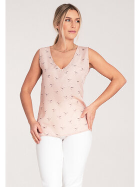 FIGL FIGL Blúzka M1076 Ružová Regular Fit