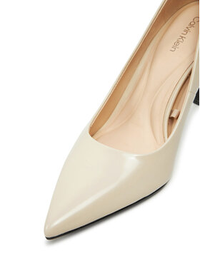 Calvin Klein Čevlji Z Visoko Peto Heel Pump 90 - Brush L HW0HW02263 Bež