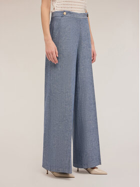 Motivi Motivi Spodnie materiałowe P236Q103941N024 Turkusowy Over Fit