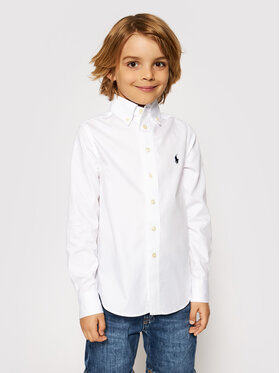 Polo Ralph Lauren Polo Ralph Lauren Marškiniai 323819238001 Balta Slim Fit