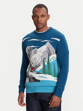 United Colors Of Benetton United Colors Of Benetton Pullover 1244K108S Dunkelblau Regular Fit