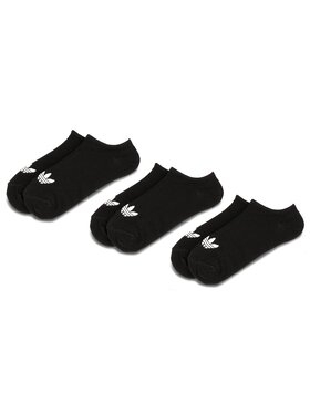 adidas adidas Madalate unisex sokkide komplekt (3 paari) Trefoil Liner S20274 Must