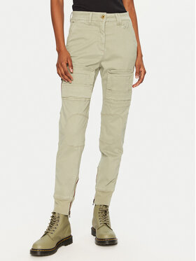 Aeronautica Militare Aeronautica Militare Riidest püksid 242PA1616DCT3419 Roheline Regular Fit
