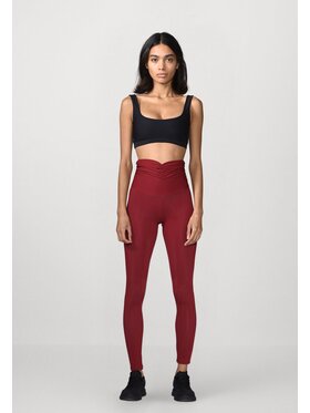 Flavia Valentini Flavia Valentini Legginsy 107 Bordowy Compression Fit