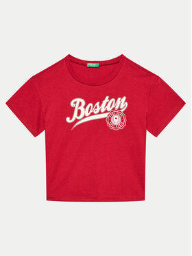 United Colors Of Benetton United Colors Of Benetton T-shirt 3096C10LG Rosso Regular Fit