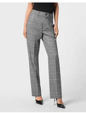 PHILIPP PLEIN PHILIPP PLEIN Spodnie materiałowe 26477 Biały Flare Fit