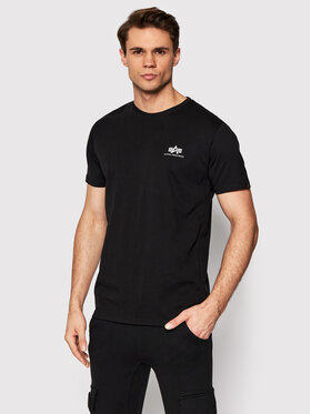 Alpha Industries Alpha Industries T-Shirt Backprint 128507 Czarny Regular Fit