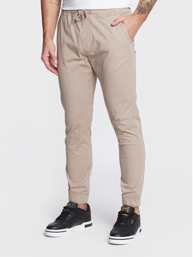Solid Solid Joggery 21103814 Beżowy Slim Fit