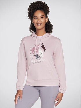 Skechers Skechers Bluza La Dreams Pullover Hoodie HD4 Różowy Regular Fit