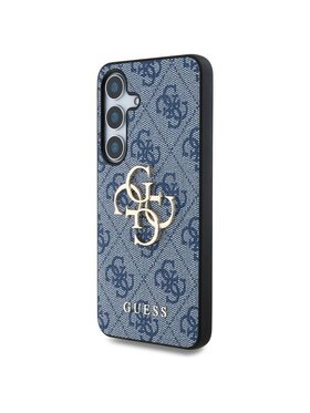 Guess Guess Etui na telefon Big 4G Logo Classic Logo Niebieski