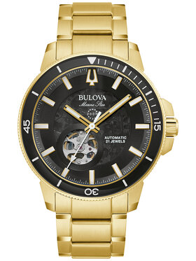 Bulova bulova Zegarek BULOVA MARINE STAR 97A174 Czarny