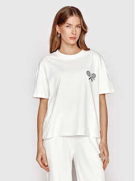 Sprandi Sprandi T-shirt SP22-TSD520 Bijela Regular Fit