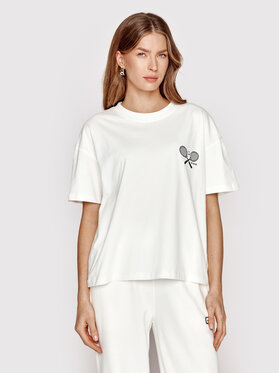 Sprandi Sprandi T-Shirt SP22-TSD520 Λευκό Regular Fit