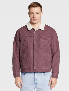 Levi's® Levi's® Jeansjacke Type III Sherpa Trucker 16365-0185 Violett Regular Fit