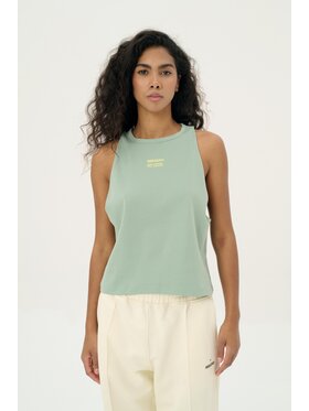 Misaga Misaga Top MOTION TEE Zielony Regular Fit