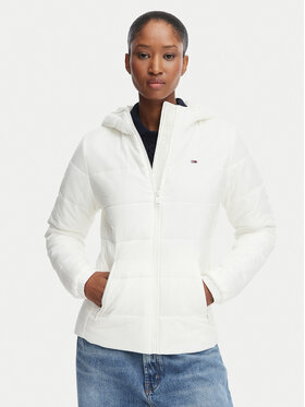 Tommy Jeans Tommy Jeans Prechodná bunda DW0DW20959 Biela Slim Fit