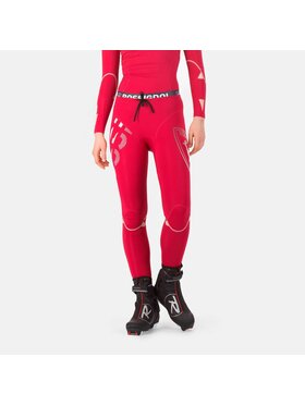Rossignol Rossignol Legginsy Infini Czerwony Regular Fit