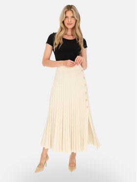L’AF L’AF Spódnica maxi Aura Kremowy Regular Fit