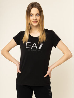EA7 Emporio Armani EA7 Emporio Armani T-Shirt 3HTT30 TJ12Z 1200 Černá Regular Fit