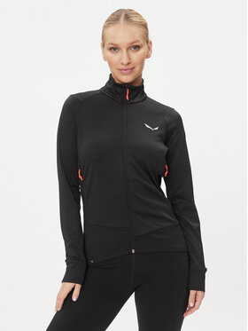 Salewa Salewa Флісовий реглан Puez 28479 Чорний Regular Fit