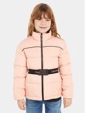 Calvin Klein Jeans Calvin Klein Jeans Giubbotto invernale Logo Tape IG0IG02057 Rosa Regular Fit