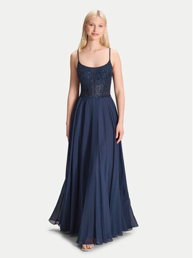 Hey Kyla Hey Kyla Sukienka wieczorowa 5AK023HK Granatowy Regular Fit