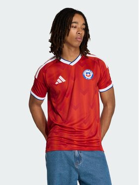 adidas adidas Koszulka techniczna Chile Czerwony Slim Fit