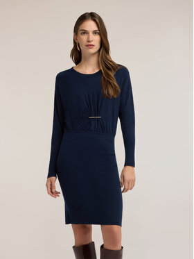 Motivi Motivi Abito da cocktail 760DW001616N034 Blu Regular Fit