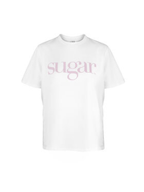 sugar sugar T-Shirt Torino White & Crystal Rose Biały Regular Fit