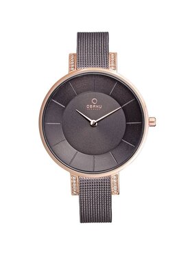 Obaku Obaku Zegarek V158LEVNMN Różowe złoto
