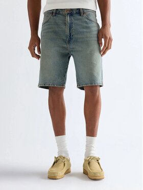 Wrangler Wrangler Szorty jeansowe COWBOY SHORTS Niebieski Straight Fit
